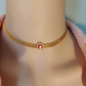 PARKLANE CAMEO CHOKER NECKLACE